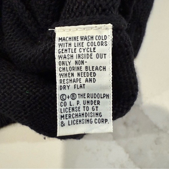 Vintage Y2K 90’s Yarnworks NWT Rudolf Ugly Christmas Cardigan Sweater Women’s 2X - Picture 11 of 12